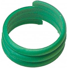 100 Bagues en plastique spirale pour poules 18mm - Vert 14473GROEN Kinlys 9,95 € Ornibird