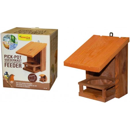 Maison d'alimentation pot détenteur, simple toit foncée - Benelux 17498 Kinlys 16,95 € Ornibird