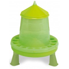 Mangeoire sur pieds basse-cours vert 12kg à 31,95 € - Kinlys - 24383 - Mangeoires
