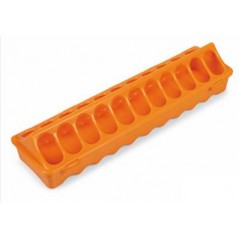 Mangeoire Linéaire au sol orange 40cm - Benelux à 5,90 € - Kinlys - 24357 - Mangeoires