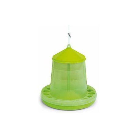 Mangeoire basse-cours vert 12kg à 28,95 € - Kinlys - 24387 - Mangeoires