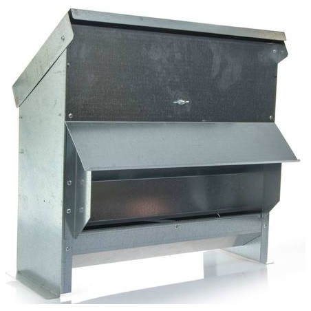 Mangeoire galvanisée large 18kg à 119,95 € - Kinlys - 2494 - Mangeoires