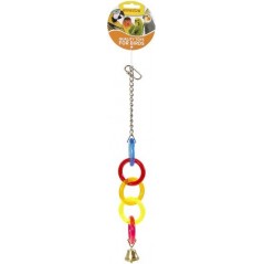 Anneaux en acrylique avec cloche à 9,95 € - Kinlys - 14023 - Jouets