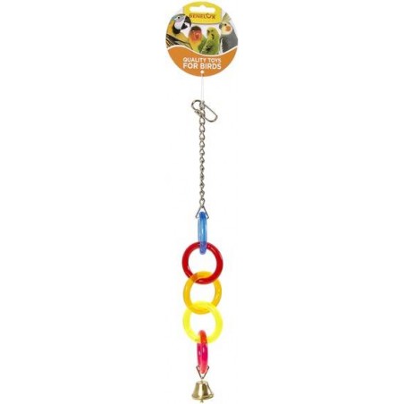 Anneaux en acrylique avec cloche à 9,95 € - Kinlys - 14023 - Jouets