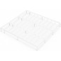 Grille en plastique 25 x 25 x 2,8 cm - Natural