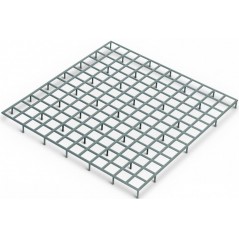 Grille en plastique coloré pour casier femelles 38x38x2,6cm - Natural à 6,73 € - Natural - 1479 - Natural