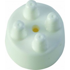 Embout en plastique perchoirs dia. 10mm Blanc à 0,20 € - S.T.A. Soluzioni - I002/B - Perchoirs