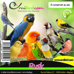 Rusk au kg - Ornibird à 6,15 € - Quiko - 280601/kg - Graines Ornibird au kg