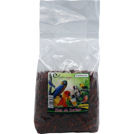 Baie de Sorbier au kg - Ornibird à 12,35 € - Grizo - 103041250/kg - Graines Ornibird au kg