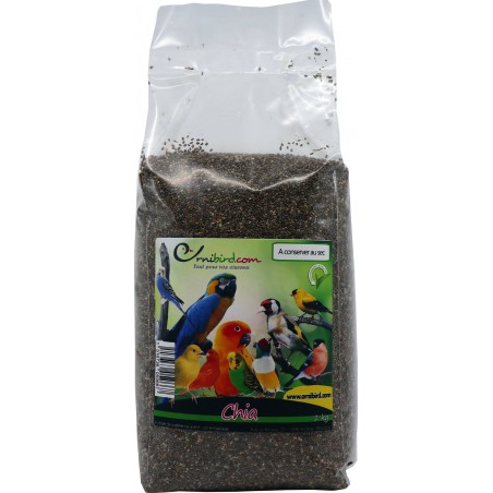 Chia au kg - Ornibird à 10,00 € - Grizo - 103014250/kg - Graines Ornibird au kg