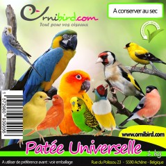 Patée Universelle au kg - Ornibird à 4,85 € - King - 824620/kg - Patée