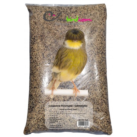 Canaris Posture - Ornibird, mélange pour canaris avec 0,6% navette 20kg