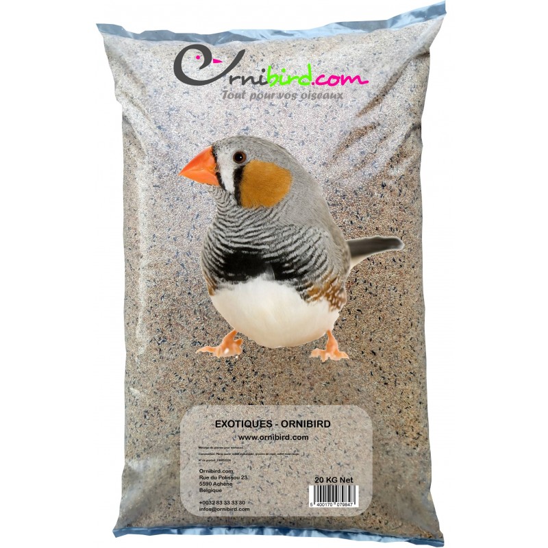 Exotiques - Ornibird, mélange pour exotiques 20kg