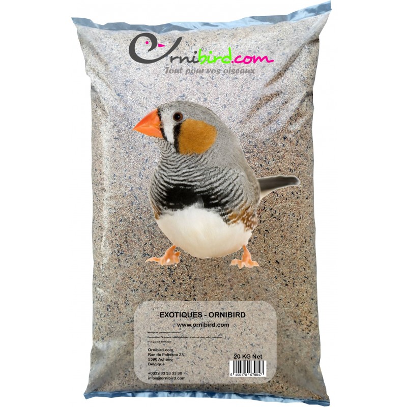 Classic Oiseaux Exotiques 20kg - Mélange de graines de base pour oi