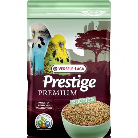 Prestige Premium Perruches Ondulées 800gr - Mélange de graines enrichi en granulés VAM à 5,50 € - Prestige - 421699 - Prestig...