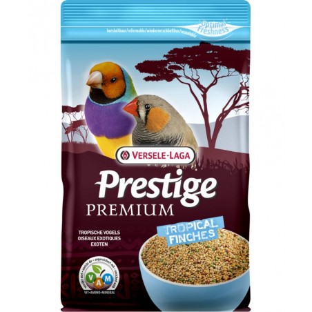 Prestige Premium Oiseaux Exotiques 800gr - Mélange de graines enrichi en granulés VAM à 5,50 € - Prestige - 421512 - Prestige...