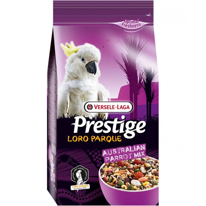 Prestige Loro Parque Australian Parrot Mix 1kg - Mélange de graines + granulés VAM - Perroquets Australiens