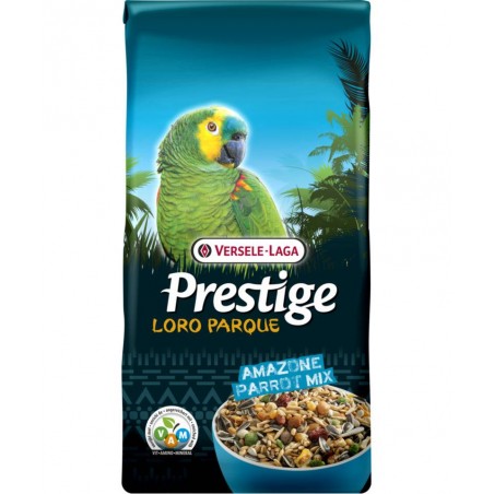 Prestige Loro Parque Amazone Parrot Mix 15kg - Mélange de graines + granulés VAM - Perroquets Amazone à 36,70 € - Prestige - ...