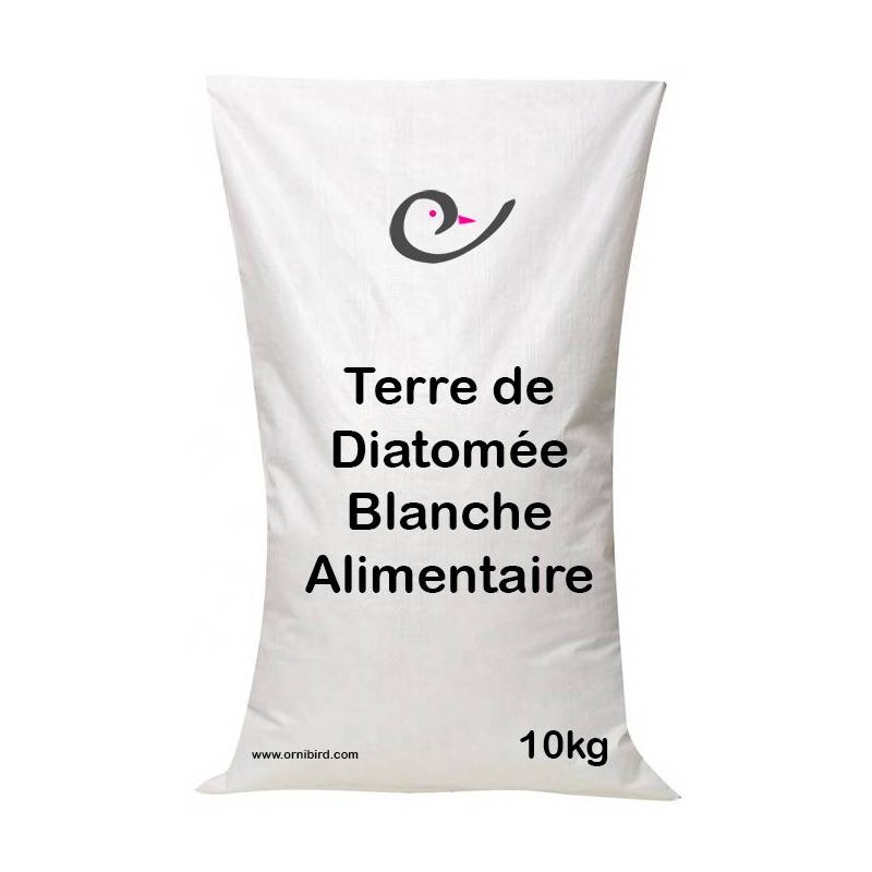 Terre de Diatomée alimentaire Blanche 10kg - Ornibird à 19,95 €