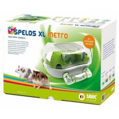 Cage à souris et hamster nain Spelos XL Metro Gris - Savic à 46,95 € - Savic - 281204000 - Cages d'intérieur