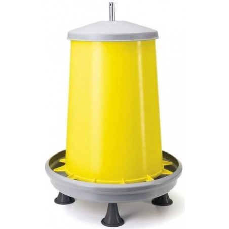 Mangeoire à trémie avec couvercle et pieds, capacité 20 litres à 17,95 € - River Systems - 126/A/P - Mangeoires