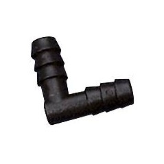 Raccord en L 10mm, noir à 0,45 € - River Systems - 146/A - Abreuvoirs