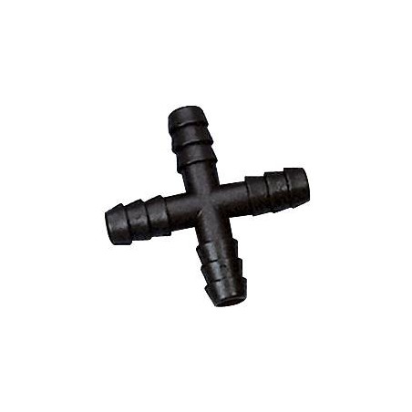 Raccord en croix 10mm, noir à 0,55 € - River Systems - 146/B - Abreuvoirs