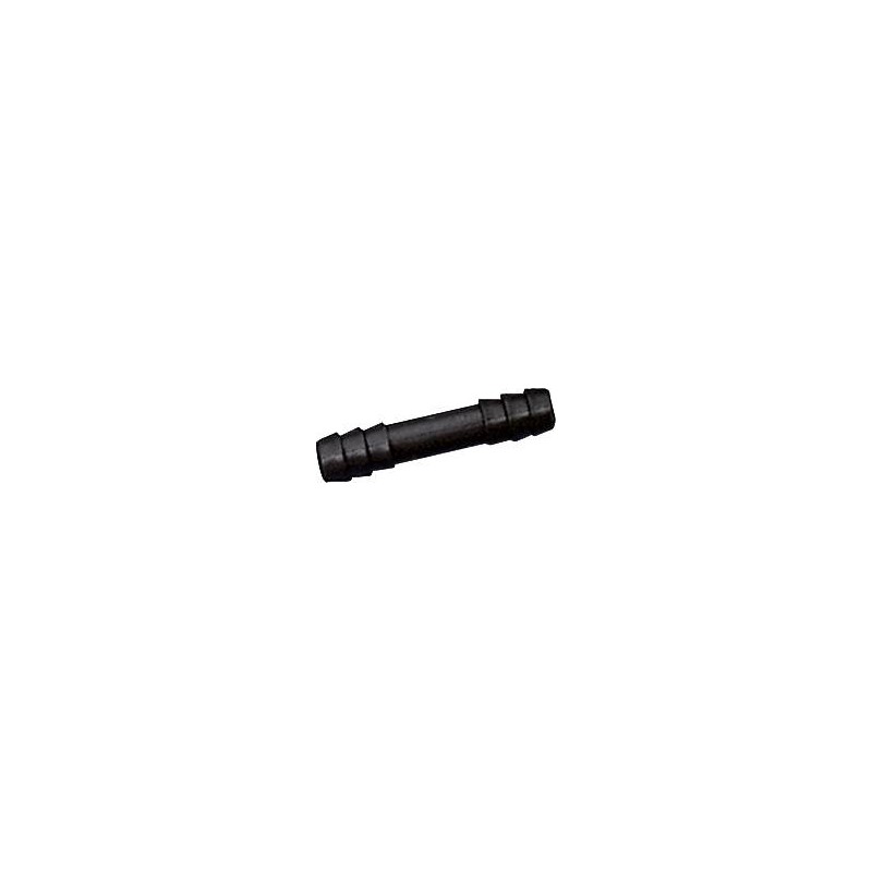 Raccord droit 10mm, noir