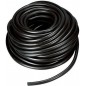 Tuyau en PVC dia. 10mm, noir, au mètre linéaire