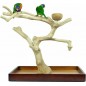 Aire de Jeux en bois de Java avec socle - Medium - Back Zoo Nature