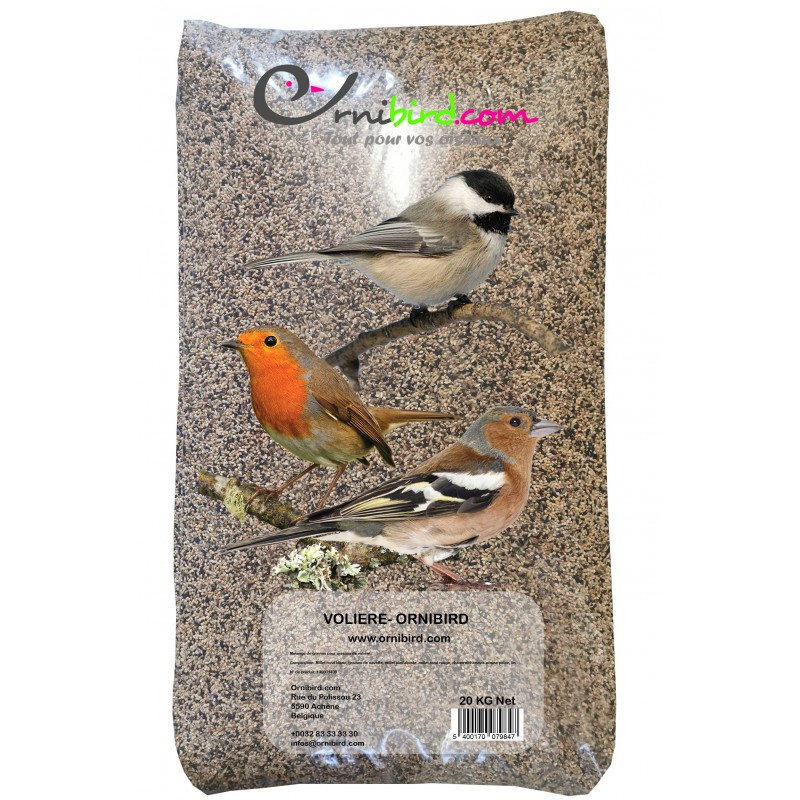 Volière - Ornibird, mélange pour oiseaux de volière 20kg