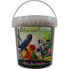 Mealworm, vers de farine déshydratés, seau de 1L - Ornibird à 4,87 € - Private Label - Ornibird - 10630-1L - Insectes