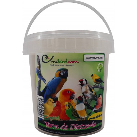 Terre de Diatomée alimentaire Blanche en seau 1L - Ornibird à 7,45 € - Private Label - Ornibird - 78490/L - Anti-Poux