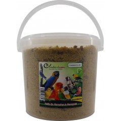 Patée Grandes Perruches & Perroquets en seau 3kg - Ornibird 040524/seau Private Label - Ornibird 15,65 € Ornibird