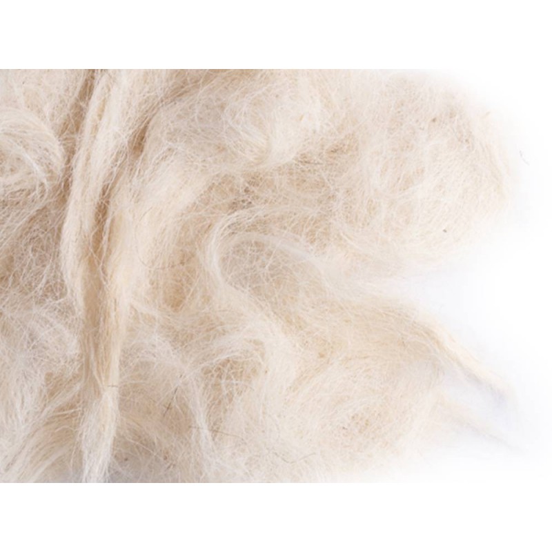 Poils Chèvres Blancs 500gr - Sisal Fibre