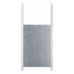 Kit Porte en Aluminium version Coq 30x45cm - Chickenguard à 28,95 € - ChickenGuard - RELKV - Poulailliers