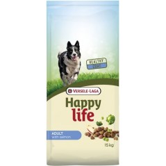 Happy Life Adult au Saumon 15kg - Aliment varié à base de saumon - pour les chiens adultes actifs 431088 Versele-Laga 38,75 €...