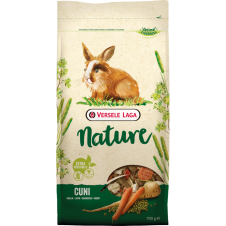 Nature Cuni 2,3kg - Mélange varié et riche en fibres pour lapins (nains)