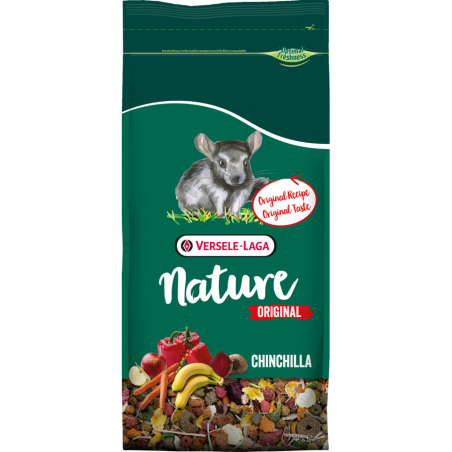 Nature Original Chinchilla 750gr - Mélange complet enrichi pour chinchillas à 4,60 € - Versele-Laga - 461459 - Nature