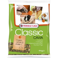 Classic Cavia 4kg - Aliment complet, mélange de base pour cobayes à 7,30 € - Versele-Laga - 461602 - Classic