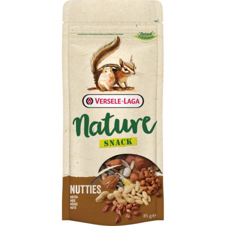 Nature Snack Nutties 85gr - Mélange de noix riche et varié à 2,90 € - Versele-Laga - 461436 - Nature