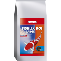 Fishlix Koi Large 8mm 8kg - Granulés extrudés flottants pour Koi à 47,75 € - Versele-Laga - 450007 - Fishlix