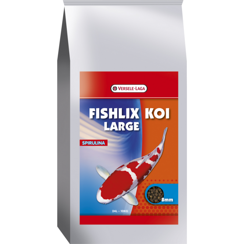 Fishlix Koi Large 8mm 8kg - Granulés extrudés flottants pour Koi