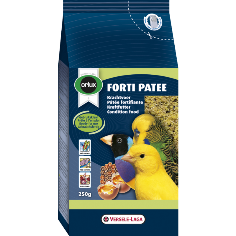 Orlux Forti Patee 250gr - Pâtée fortifiante canaris, oiseaux exotiques, petites perruches