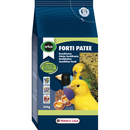 Orlux Forti Patee 250gr - Pâtée fortifiante canaris, oiseaux exotiques, petites perruches à 3,15 € - Versele-Laga - 424169 - ...