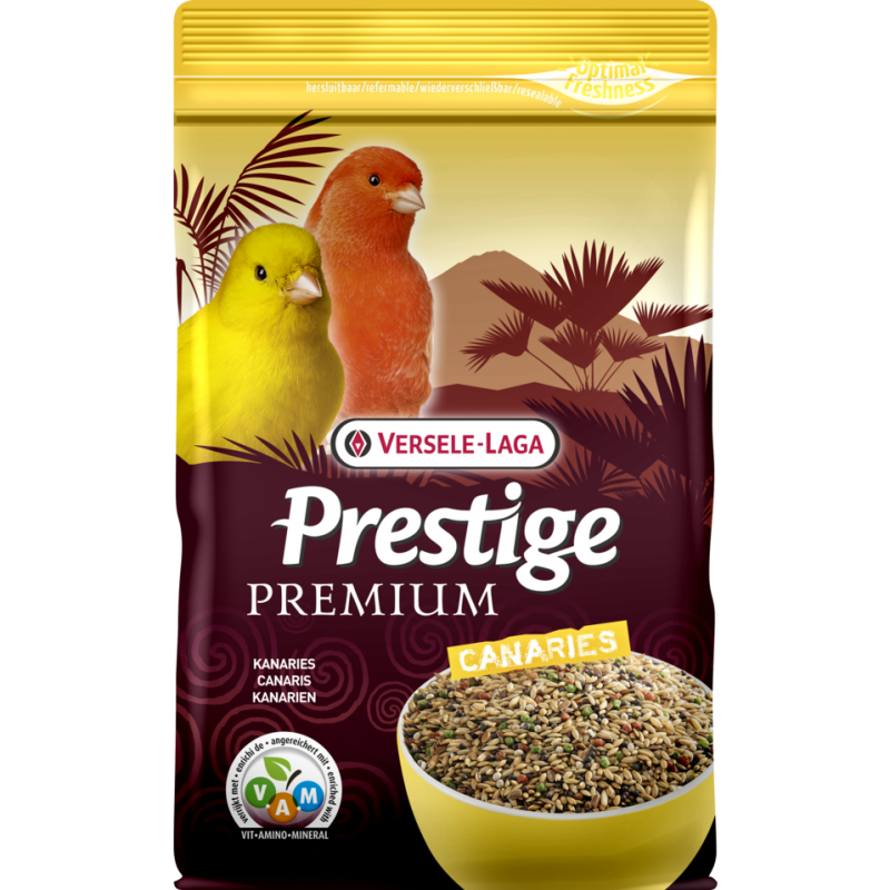 Prestige Premium Canaris 800gr - Mélange de graines enrichi en granulés VAM