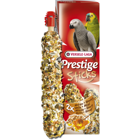 Prestige Sticks Perroquets Noix & Miel - 2 pcs 140gr - Sticks de graines très variés