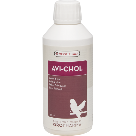 Oropharma Avi-Chol 250ml - Tonique hépatique - oiseaux à 19,65 € - Versele-Laga - 460224 - Oropharma