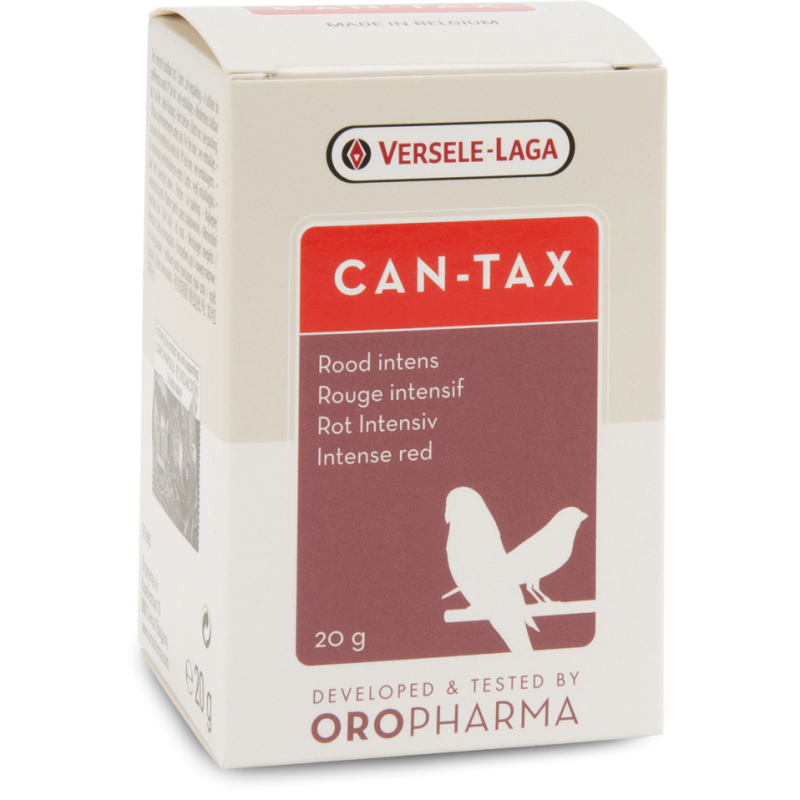 Oropharma Can-Tax 20gr - Colorant rouge à base de canthaxanthine - oiseaux