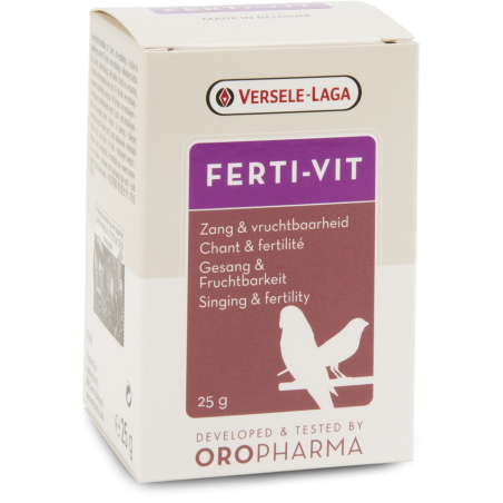 Oropharma Ferti-Vit 25gr - Mélange de vitamines pour la fertilité et la vitalité - oiseaux